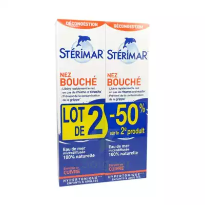Stérimar Nez Bouché Solution Nasale Adulte 2fl Pulv/100ml à Paray-le-Monial