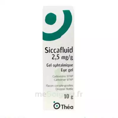 Siccafluid 2,5 Mg/g, Gel Ophtalmique à Paray-le-Monial