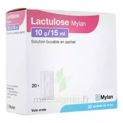 Lactulose Mylan Pharma 10 G, Solution Buvable En Sachet-dose à Paray-le-Monial