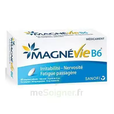 Magnevie B6 100 Mg/10 Mg Comprimés Pelliculés Plaq/60 à Paray-le-Monial