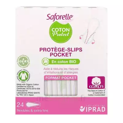 Saforelle Coton Protect Protège-slip Pocket B/24 à Paray-le-Monial