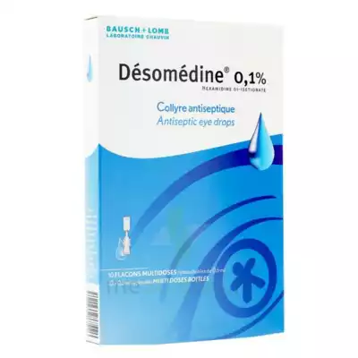 Desomedine 0,1 % Collyre Sol 10fl/0,6ml à Paray-le-Monial