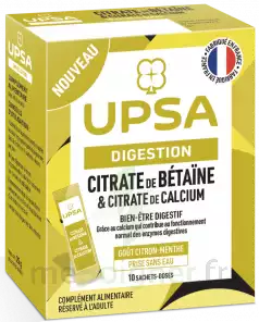 Upsa Citrate De Bétaïne & Citrate De Calcium Poudre 10 Sachets à Paray-le-Monial