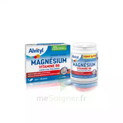 Alvityl Magnésium Vitamine B6 Libération Prolongée Comprimés Lp B/45 à Paray-le-Monial
