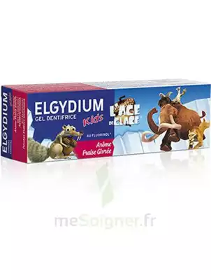 Elgydium Age De Glace Pâte Dentifrice Fraise Givrée Kids 2/6ans 50ml à Paray-le-Monial