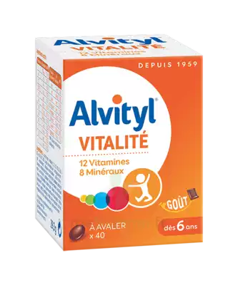 Alvityl Vitalité à Avaler Comprimés B/40 à Paray-le-Monial